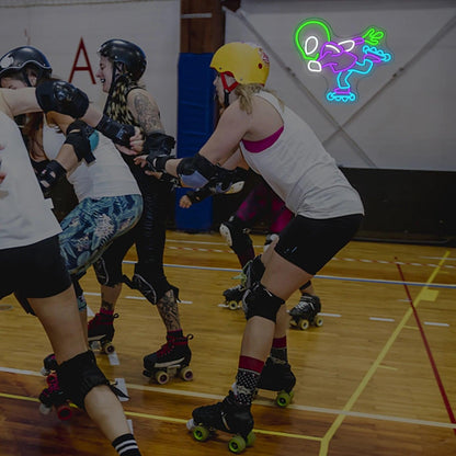 Cartoon Leprechaun Green-Yellow Led Neon Sign For St Patricks Indoor Decor | Shineneon