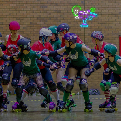 Cartoon Leprechaun Green-Yellow Led Neon Sign For St Patricks Indoor Decor | Shineneon