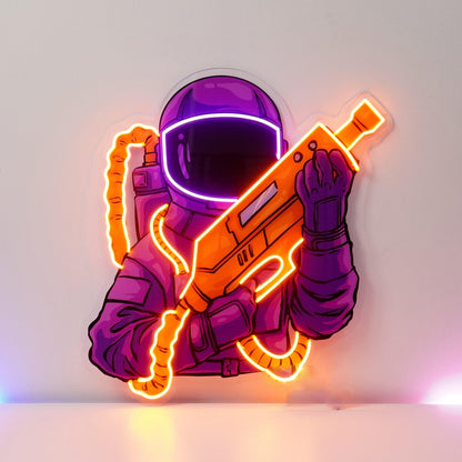 Cartoon Pig Chef Your Names Uv Printed Led Neon Sign For Restaurant Cafe Decor | Shineneon