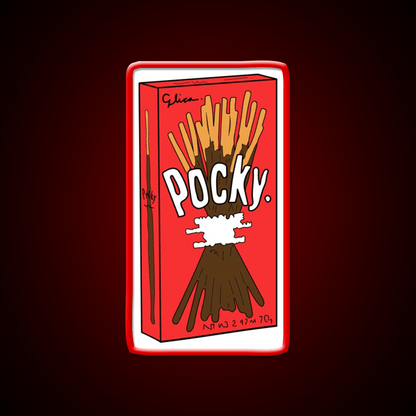 Cartoon Pocky Design Fast Food Led Neon Sign For Burger Place Rgb Color - Shineneon