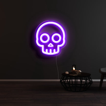 Cartoon Skull Head Neon Sign | Shineneon