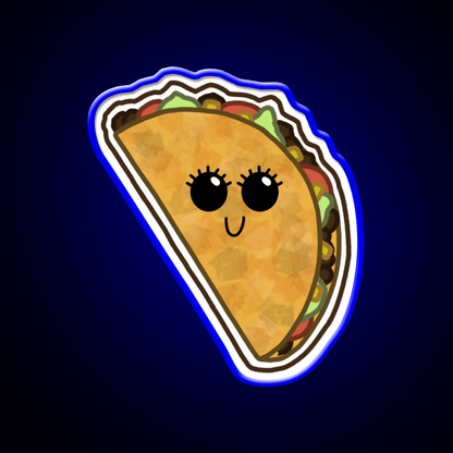 Cartoon Taco Led Neon Sign Mexican Food Sign Rgb Color - Shineneon