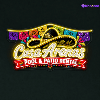 Casa Arenas’s Custom Led Neon Sign with 30-inch - Shineneon