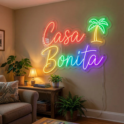 Casa Bonita Wall Decor LED Neon Sign - 03 Real Lifestyle Scene