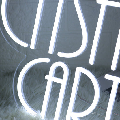 Casa De Carter White Led Neon Sign - Shineneon