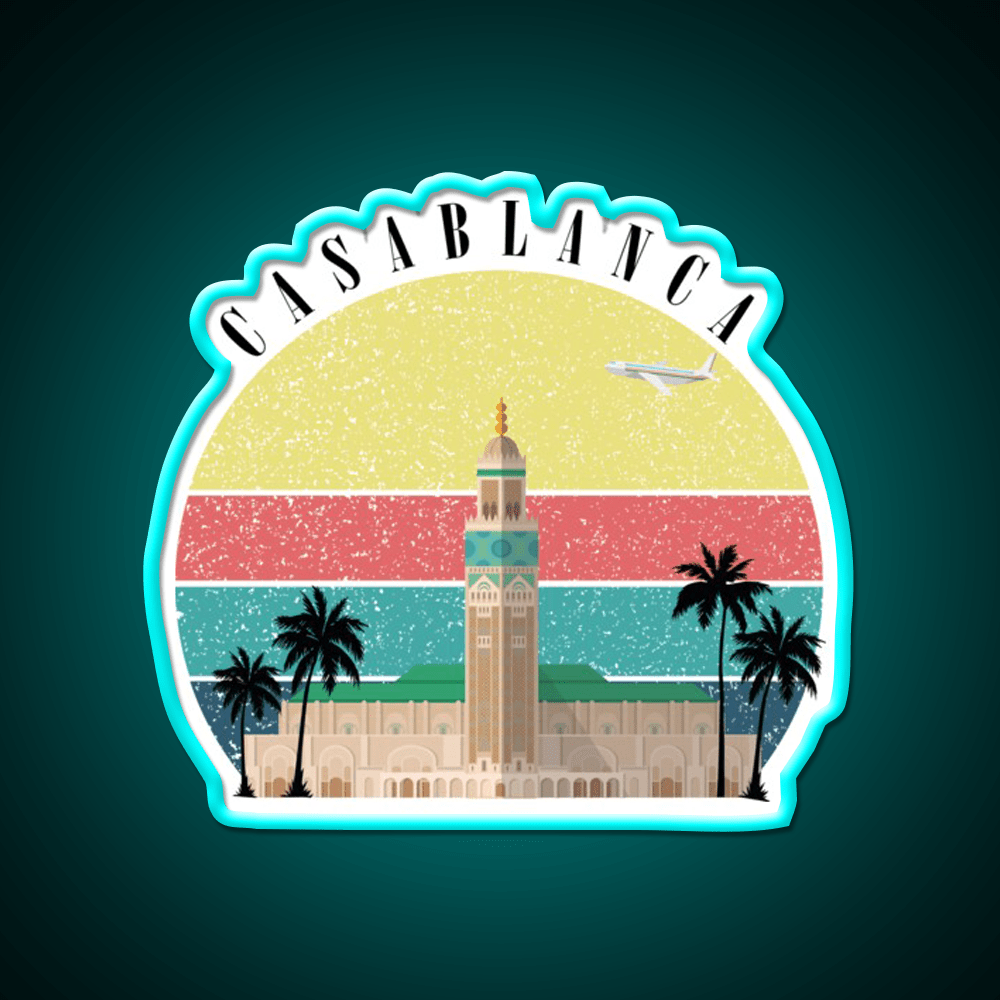 Casablanca Morrocco Welcome Led Neon Sign Open Sign Rgb Color - Shineneon