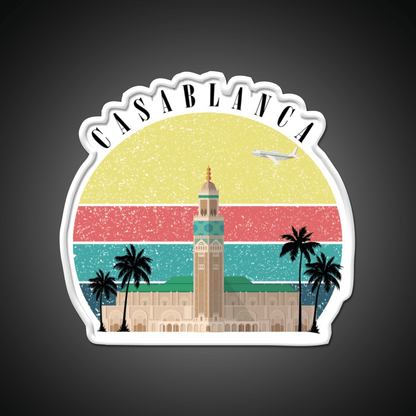 Casablanca Morrocco Welcome Led Neon Sign Open Sign Rgb Color - Shineneon
