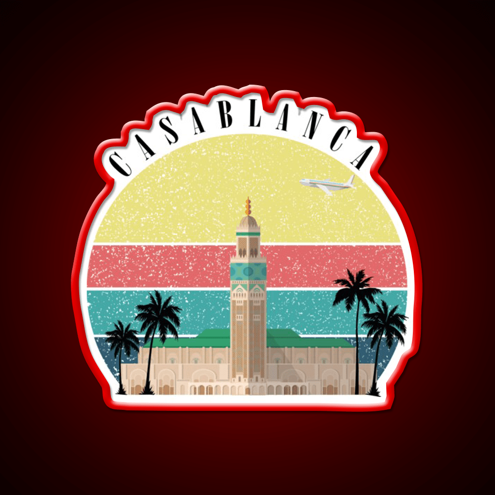 Casablanca Morrocco Welcome Led Neon Sign Open Sign Rgb Color - Shineneon