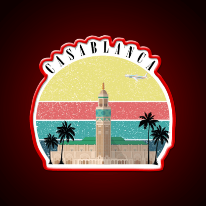Casablanca Morrocco Welcome Led Neon Sign Open Sign Rgb Color - Shineneon