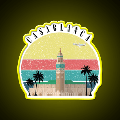 Casablanca Morrocco Welcome Led Neon Sign Open Sign Rgb Color - Shineneon