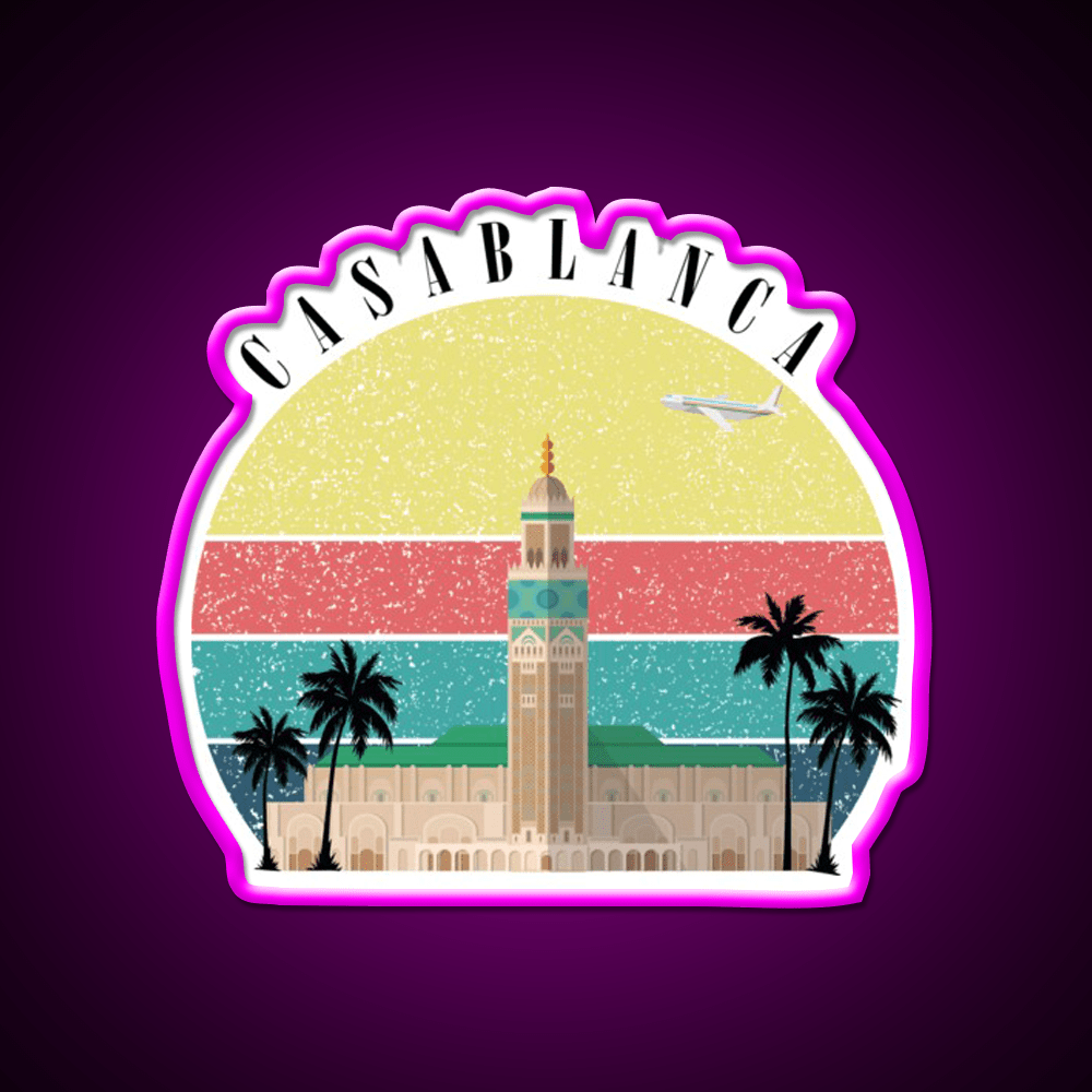 Casablanca Morrocco Welcome Led Neon Sign Open Sign Rgb Color - Shineneon