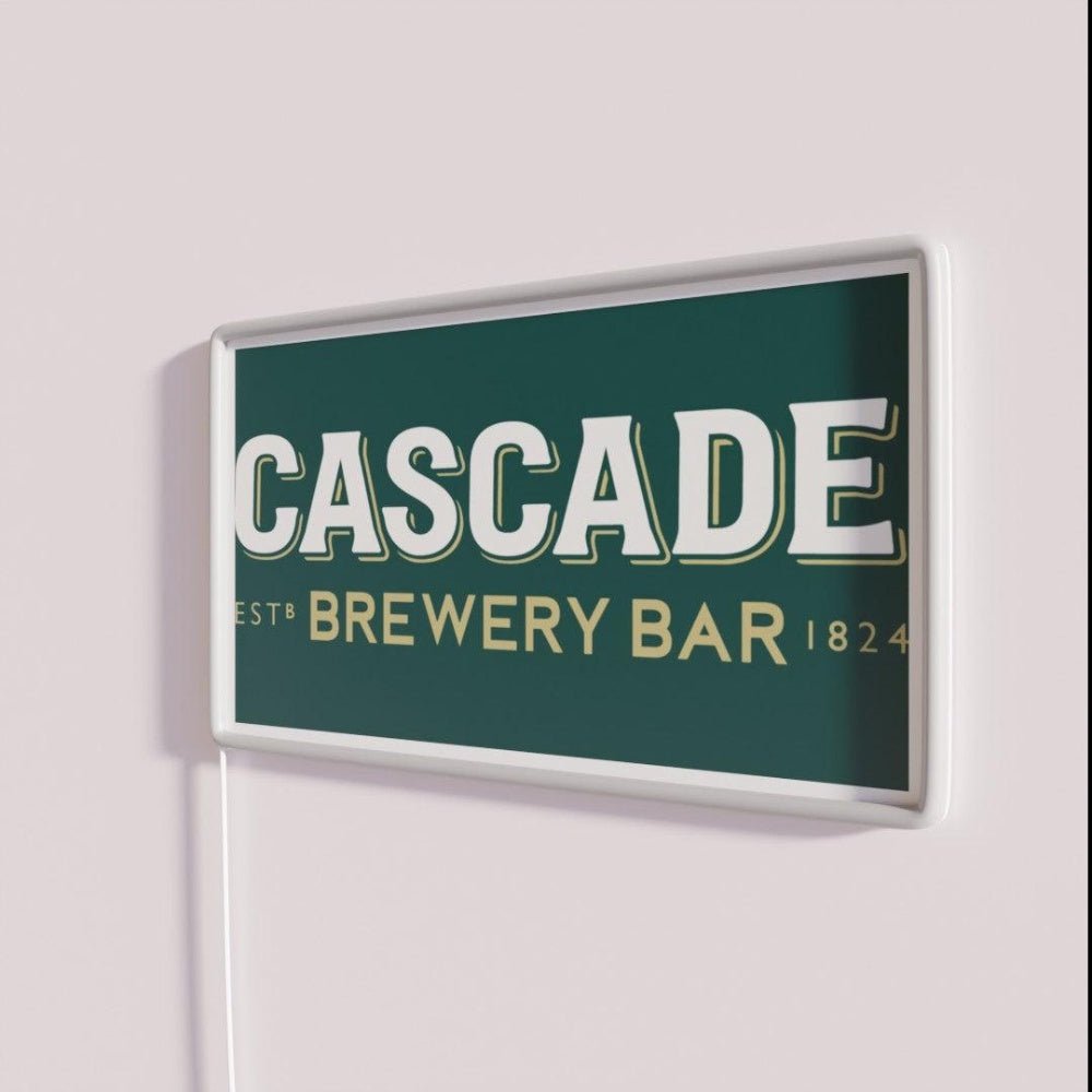 Cascade Brewery Logo Rgb Led Neon Sign - Shineneon