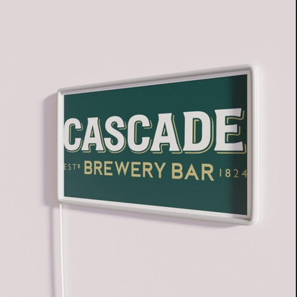 Cascade Brewery Logo Rgb Led Neon Sign - Shineneon