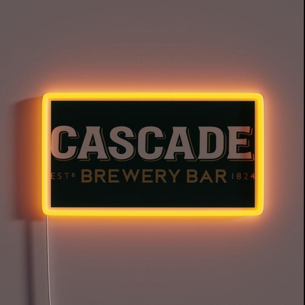 Cascade Brewery Logo Rgb Led Neon Sign - Shineneon