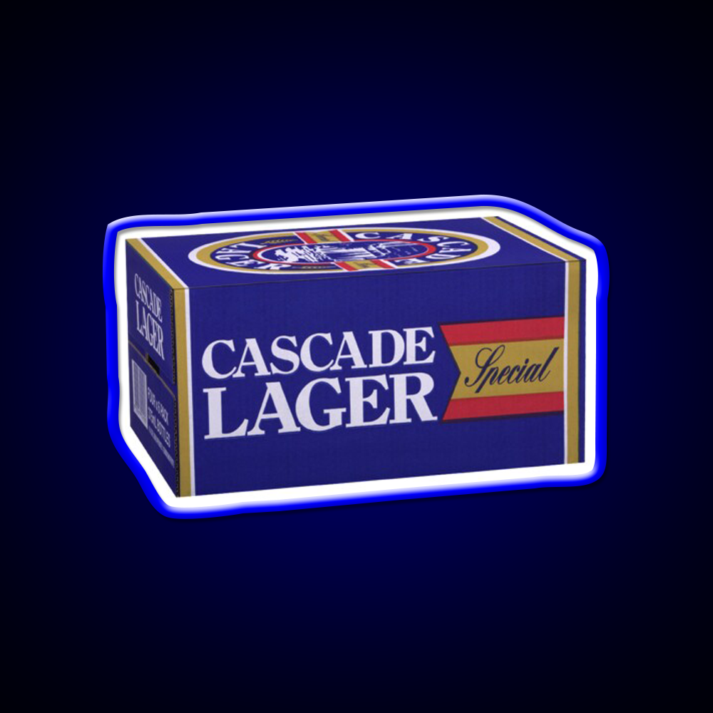 Cascade Larger Beer Bar Decor Led Neon Sign Rgb Color - Size and dimension reference