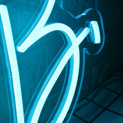 Casey B Blue Led Neon Sign - Shineneon