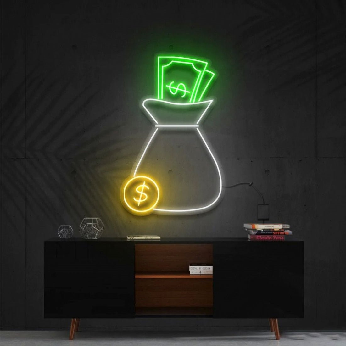 Cash Bag Led Sign Business Neon Sign - Shineneon