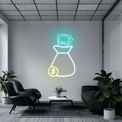 Cash Bag Neon Sign | Shineneon
