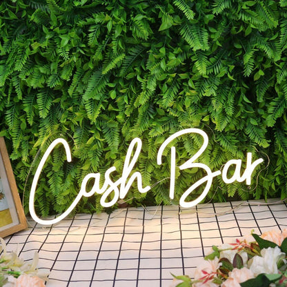 Cash Bar Yellow Led Neon Sign - Shineneon