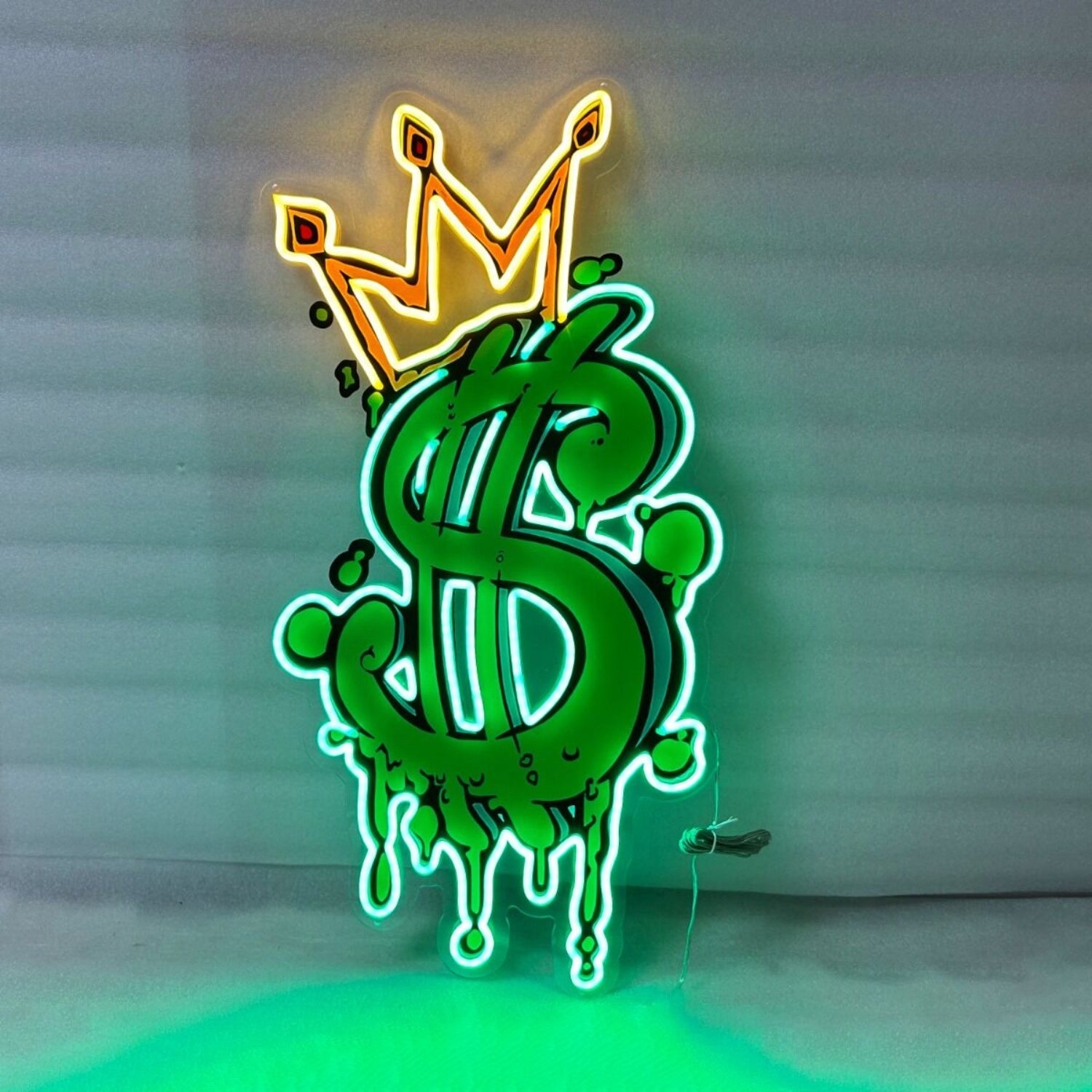 Cash Is King Led Neon Sign X Acrylic Artwork - Shineneon
