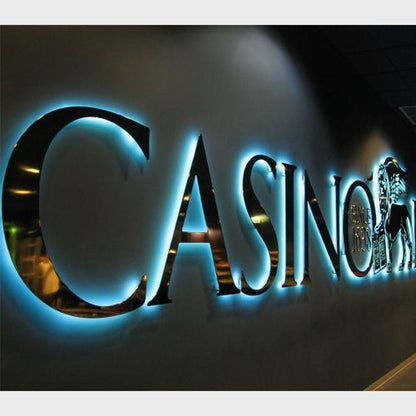 Casino 3D Backlit Channel Letters Led Light Sign - Shineneon