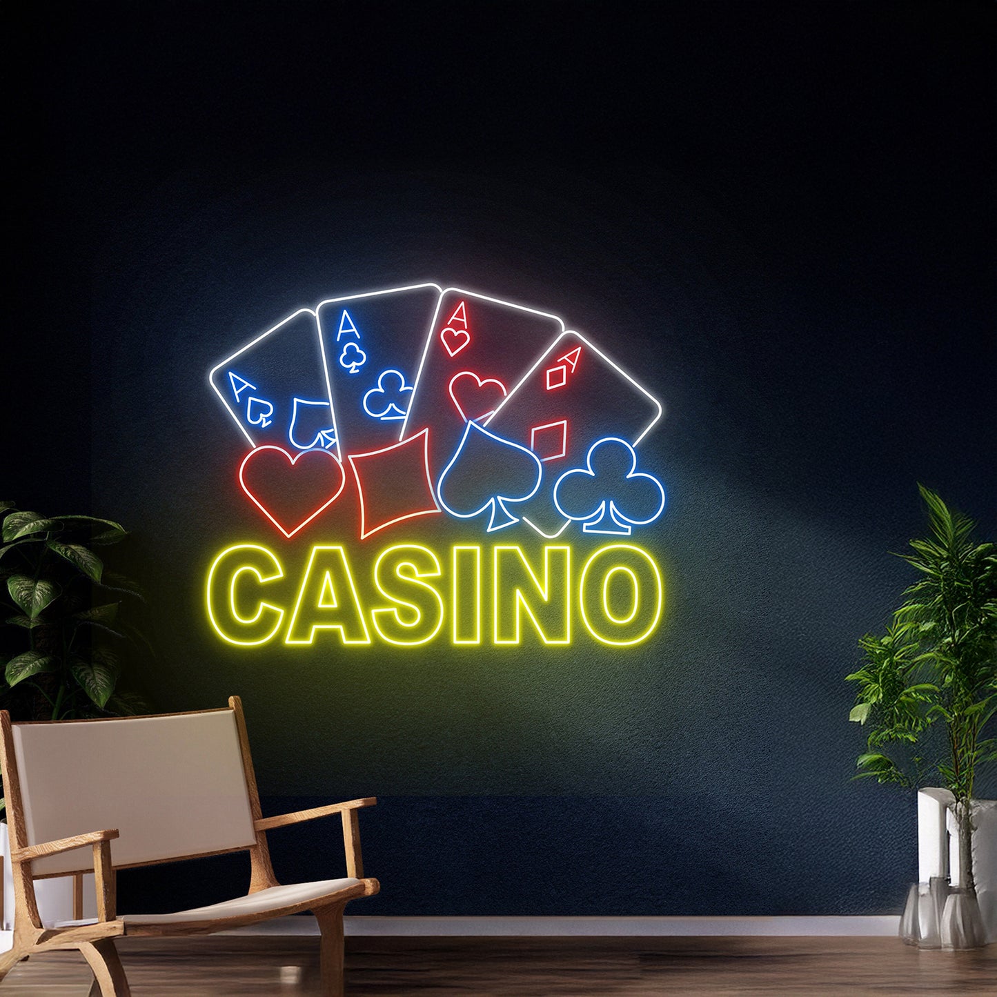 Casino Game Led Neon Sign