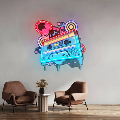 Cassette Color Led Neon Sign Light Custom Led Signs - Shineneon