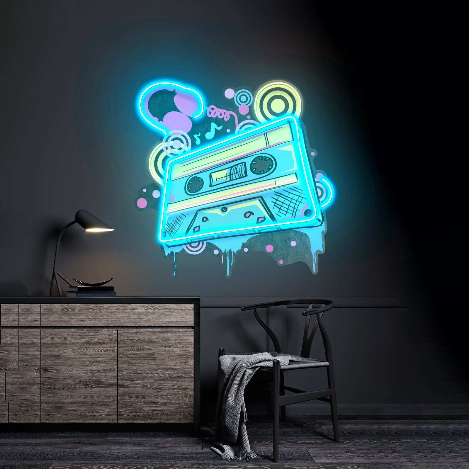 Cassette Color Led Neon Sign Light Custom Led Signs - Shineneon