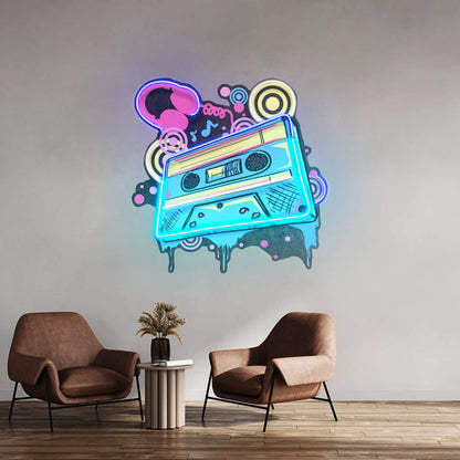 Cassette Color Led Neon Sign Light Custom Led Signs - Shineneon
