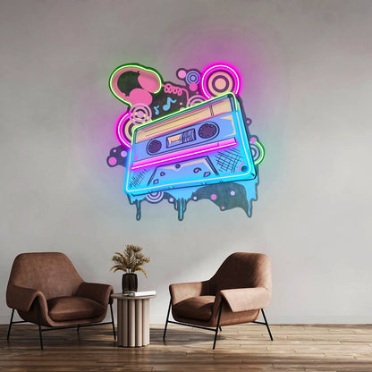 Cassette Color Led Neon Sign Light Custom Led Signs - Shineneon