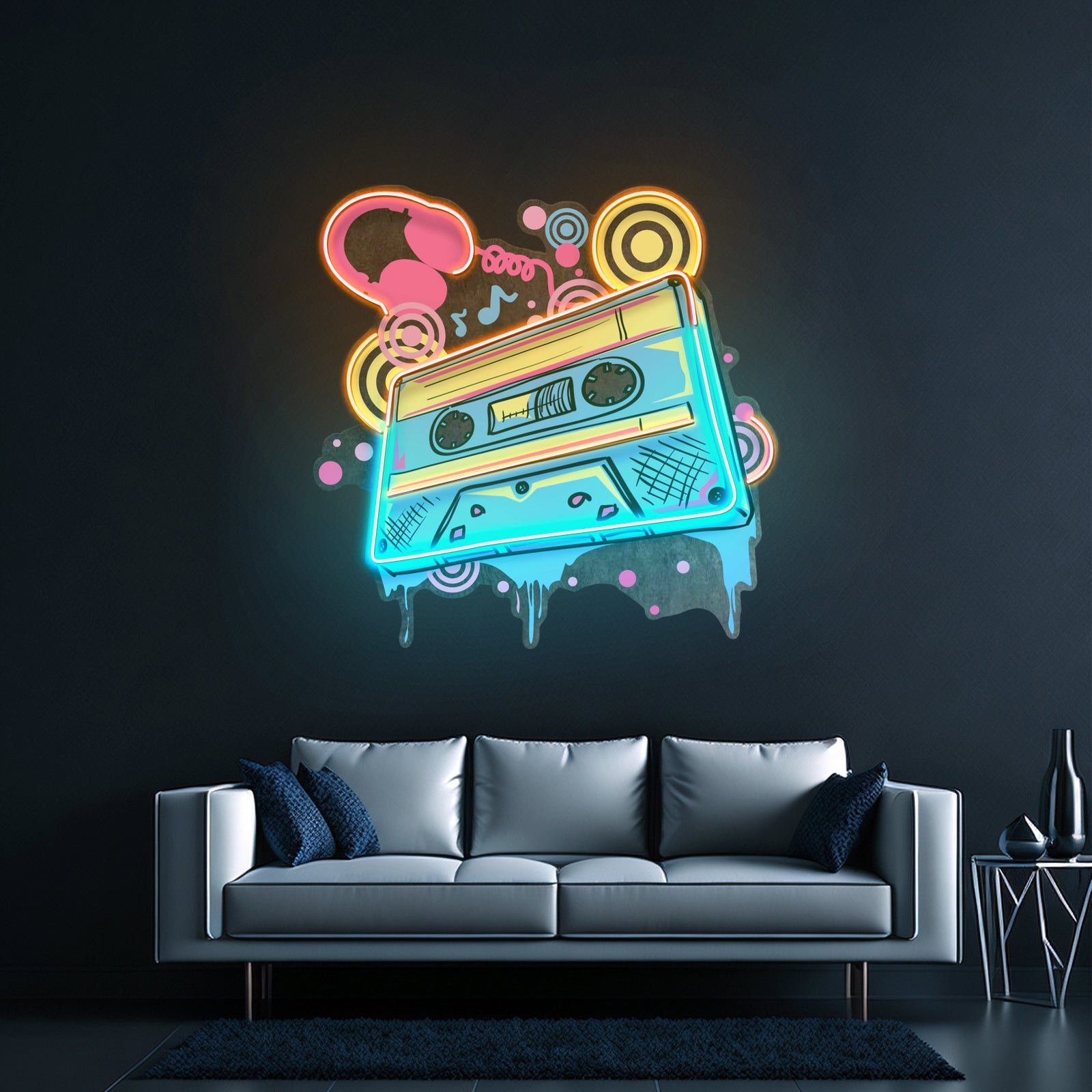 Cassette Color Led Neon Sign Light Custom Led Signs - Shineneon