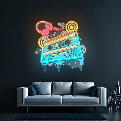 Cassette Color Led Neon Sign Light Custom Led Signs - Shineneon