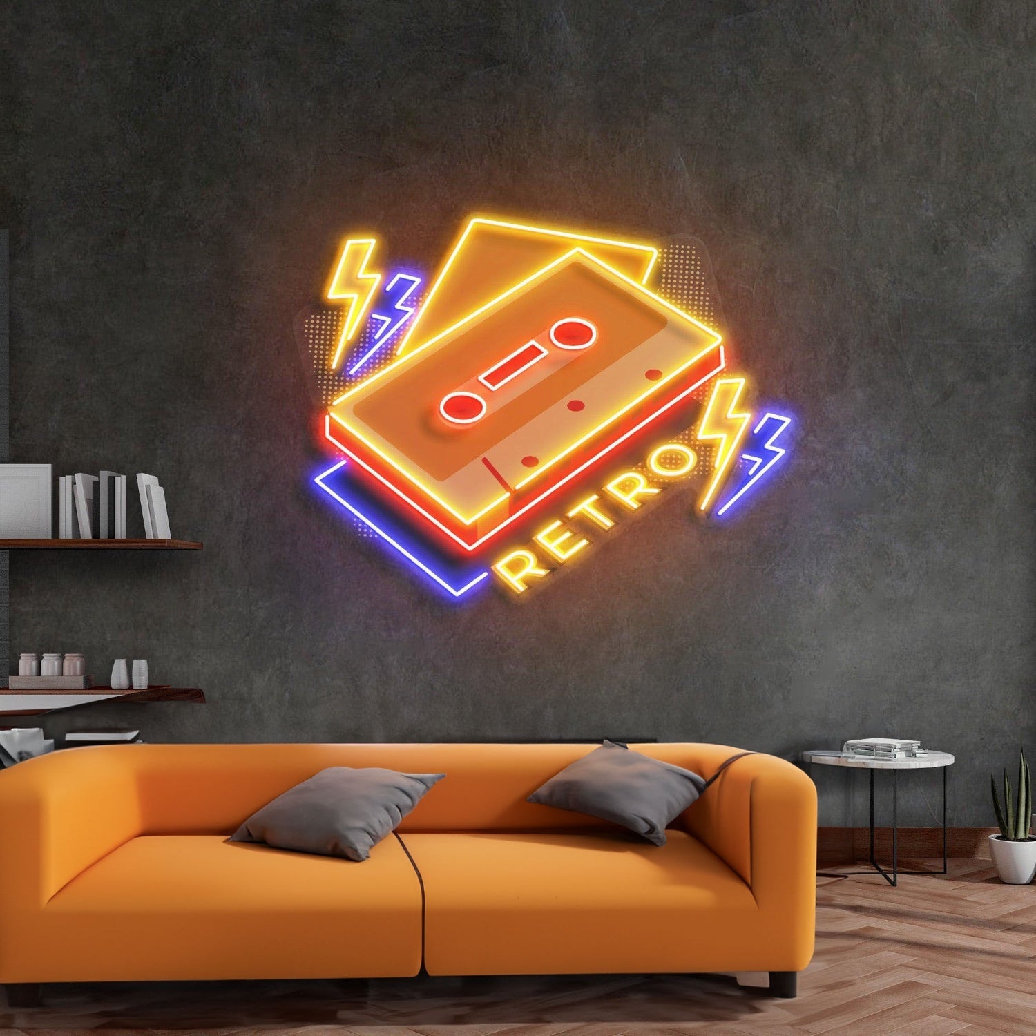 Cassette Retro Led Neon Acrylic Artwork - Shineneon