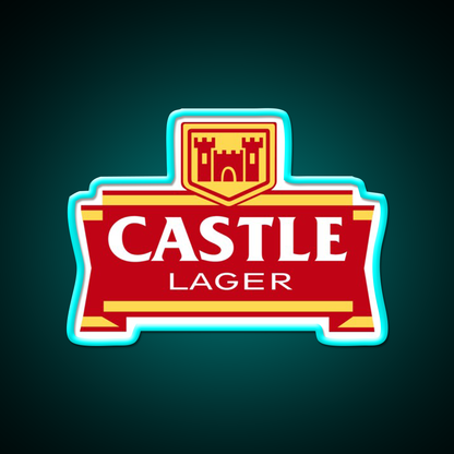 Castle Lager Beer Bar Decor Led Neon Sign Rgb Color - Size and dimension reference