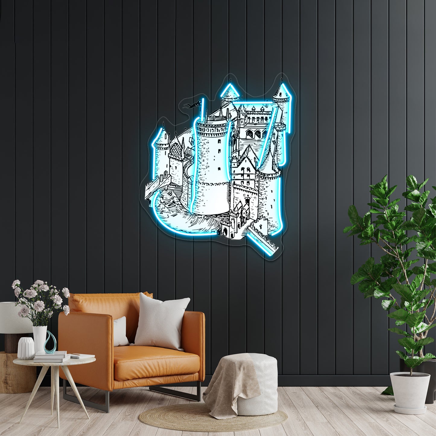 Castle Wall Artwork Neon Signs