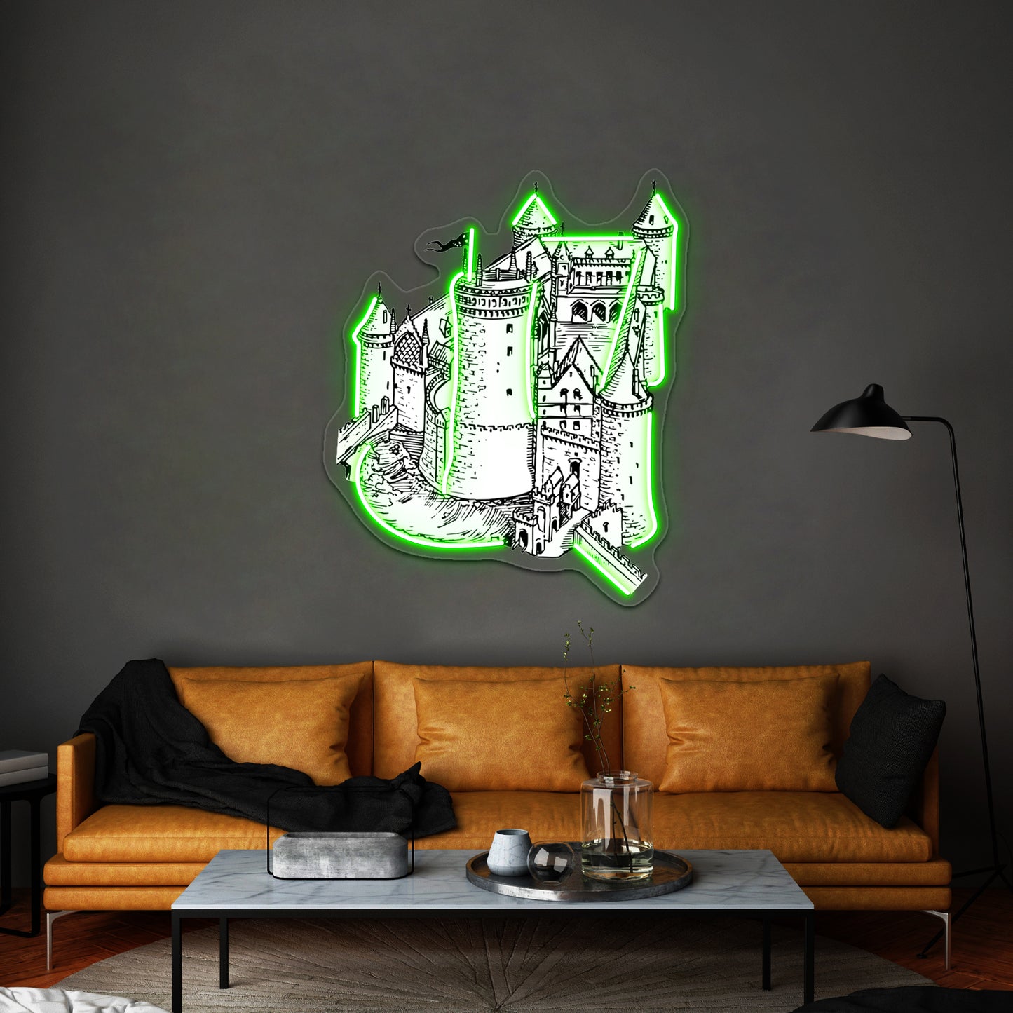 Castle Wall Artwork Neon Signs