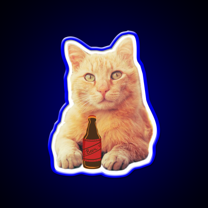 Cat And Beer Bar Decor Led Neon Sign Rgb Color - LED neon sign view 5