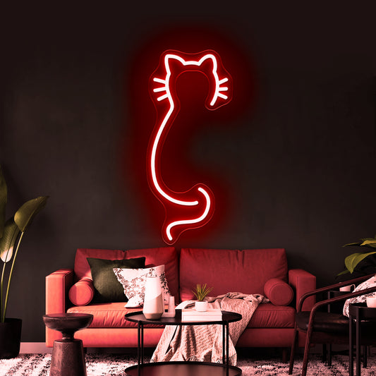 Cat Large Neon Signs Neon Animals