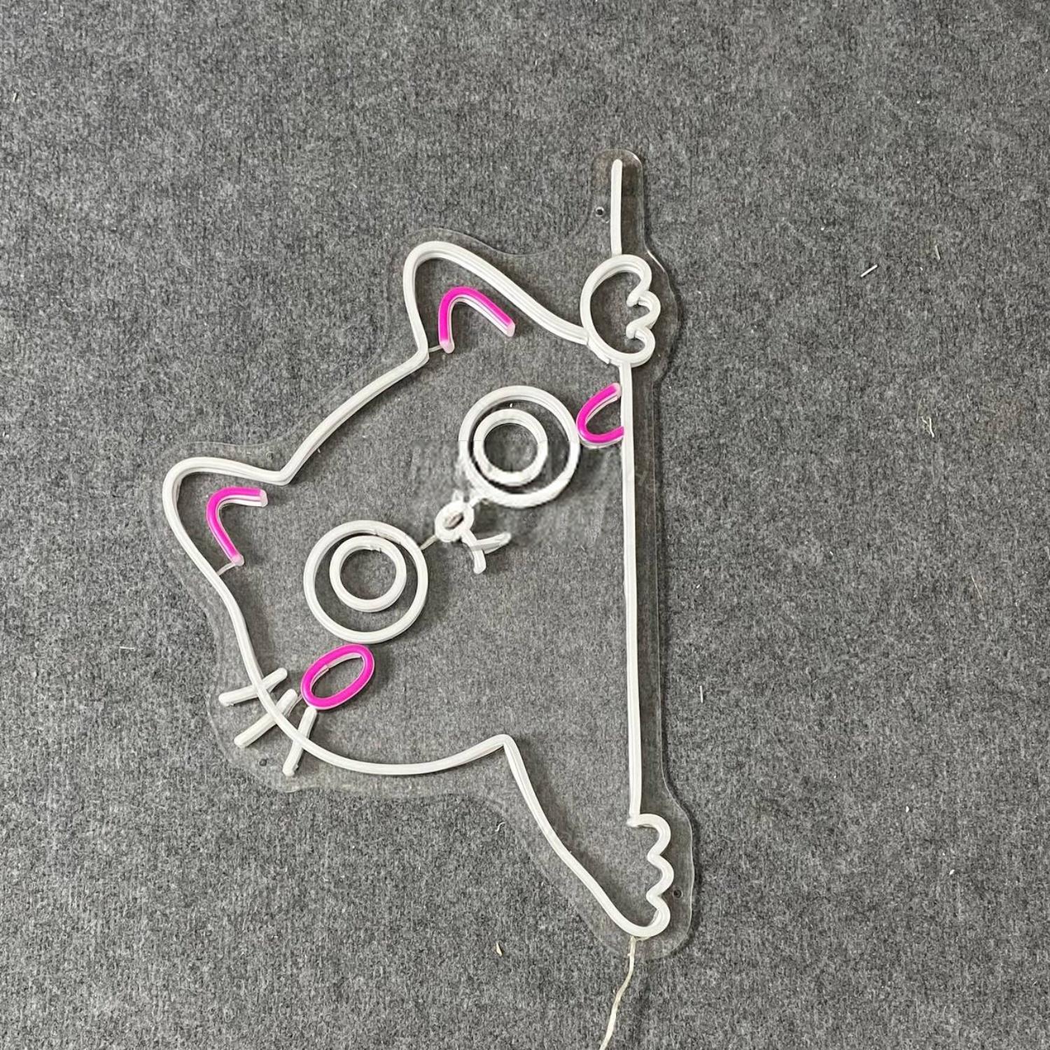 Cat Led Neon Sign Pet Room Wall Art Decor | Shineneon