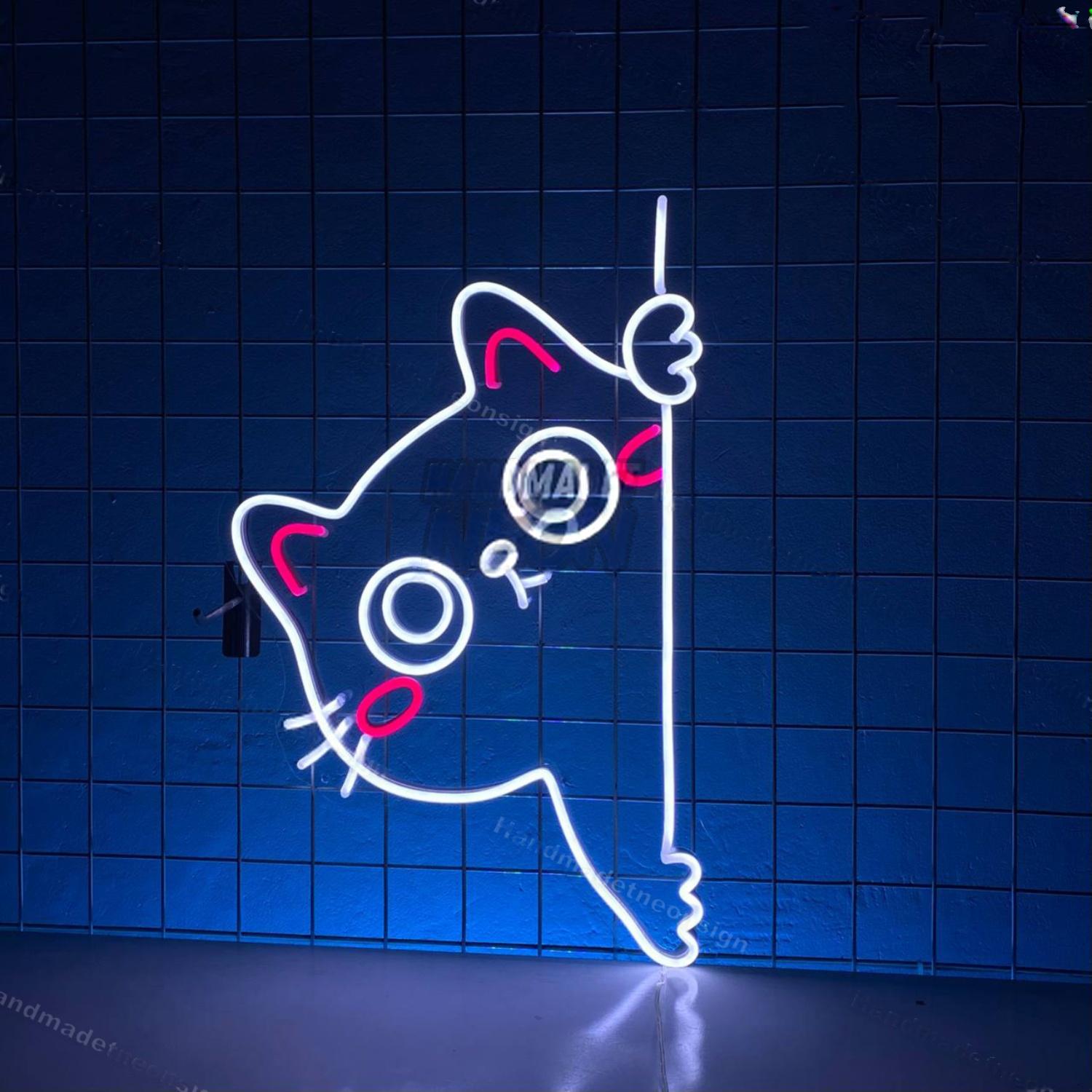 Cat Led Neon Sign Pet Room Wall Art Decor | Shineneon