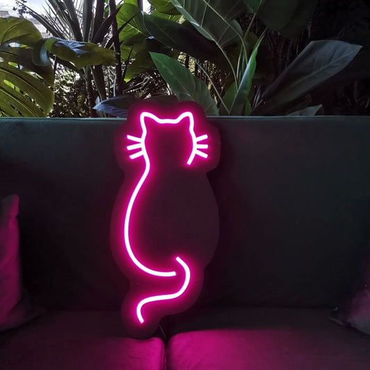 Cat Led Sign Business Neon Signs