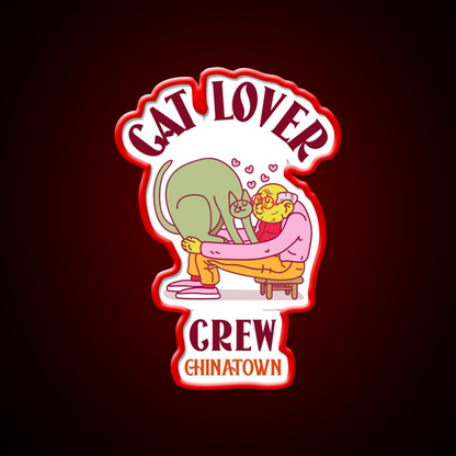 Cat Lover Crew Chinatown Asian Cultural Led Neon Sign Rgb Color - LED neon sign view 10
