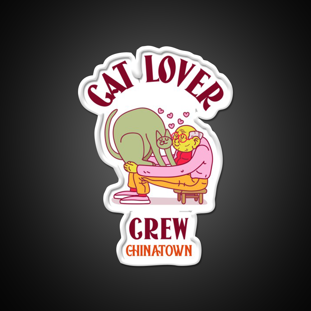 Cat Lover Crew Chinatown Asian Cultural Led Neon Sign Rgb Color - LED neon sign view 11