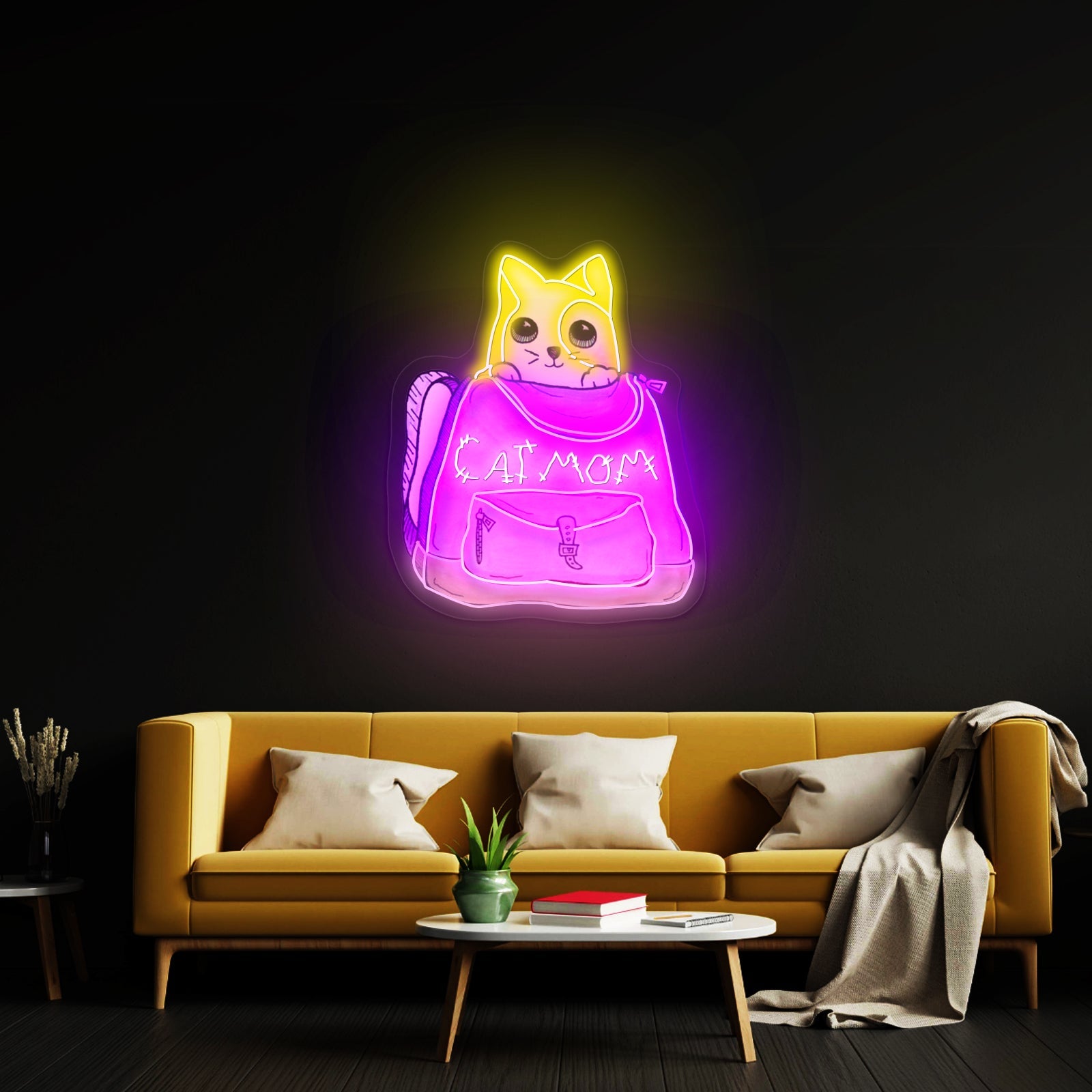 Cat Mom Custom Led Signs For Wall Decor - Shineneon