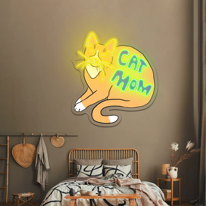 Cat Mom Neon Signs For Home - Shineneon