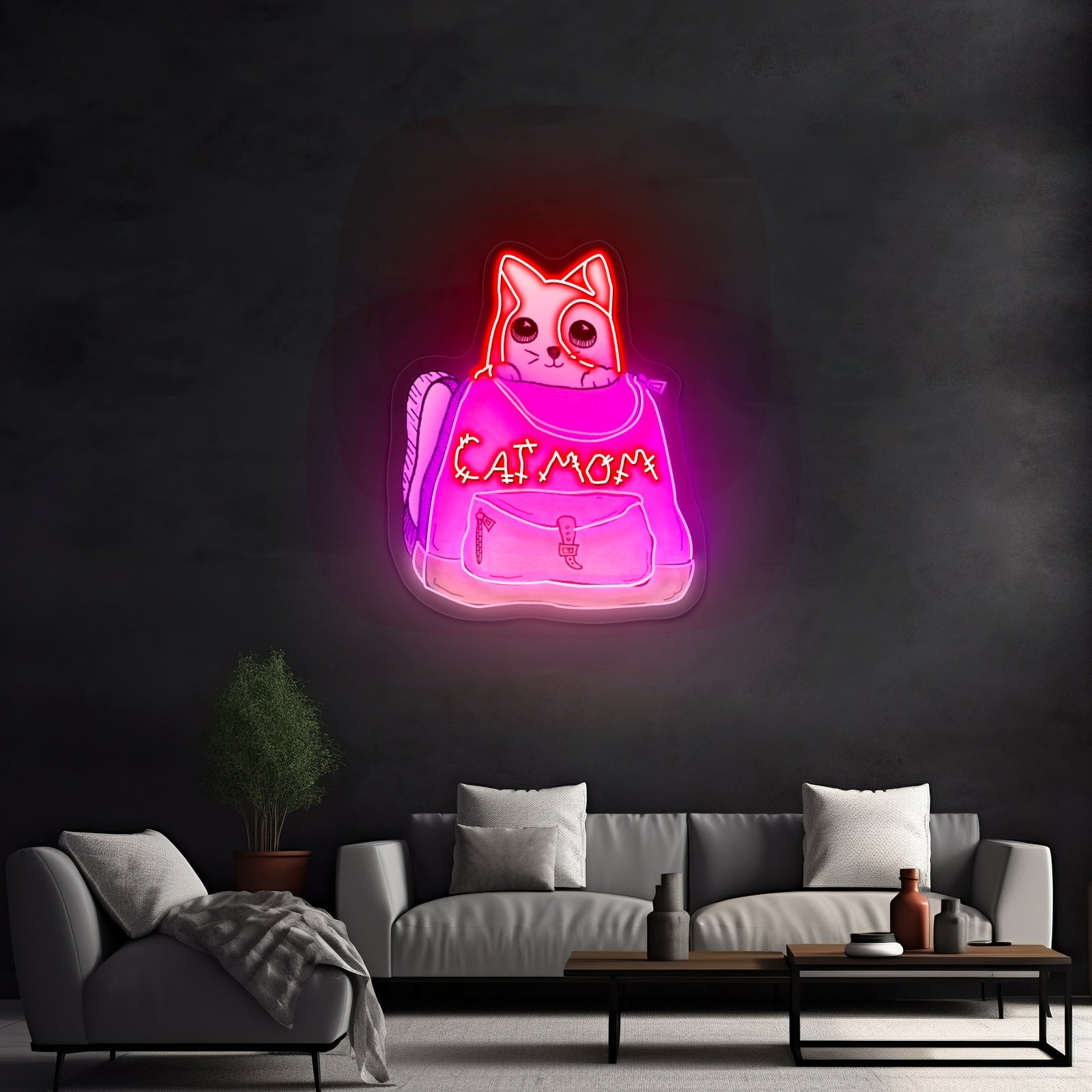 Cat Mom Neon Signs For Home - Shineneon
