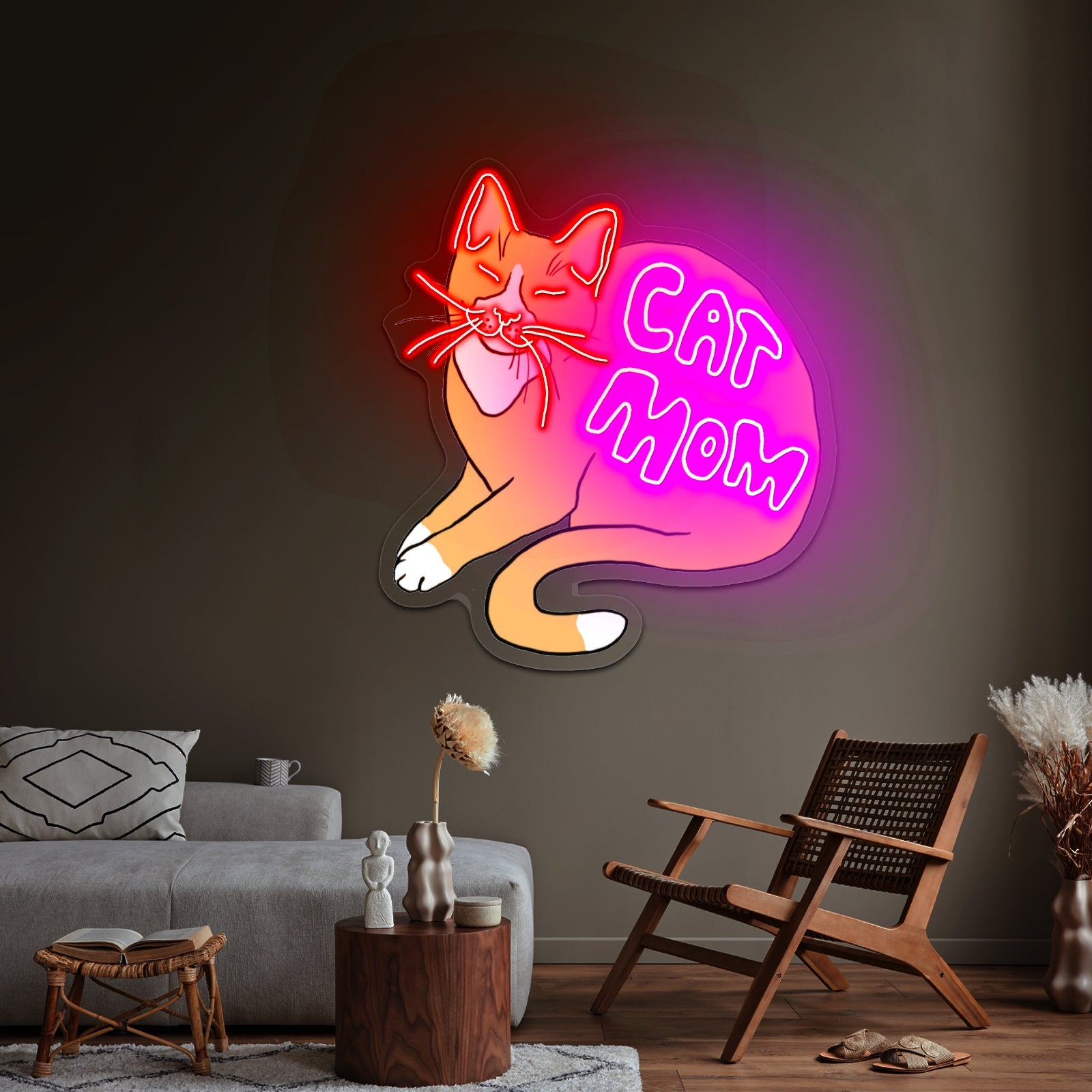 Cat Mom Neon Signs For Home - Shineneon