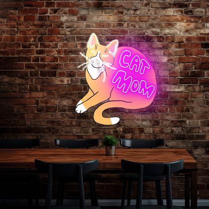 Cat Mom Neon Signs For Home - Shineneon