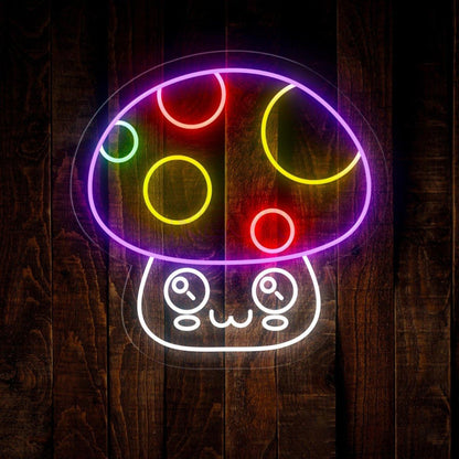Cat Mushroom Neon Sign For Cat Enthusiasts | Shineneon
