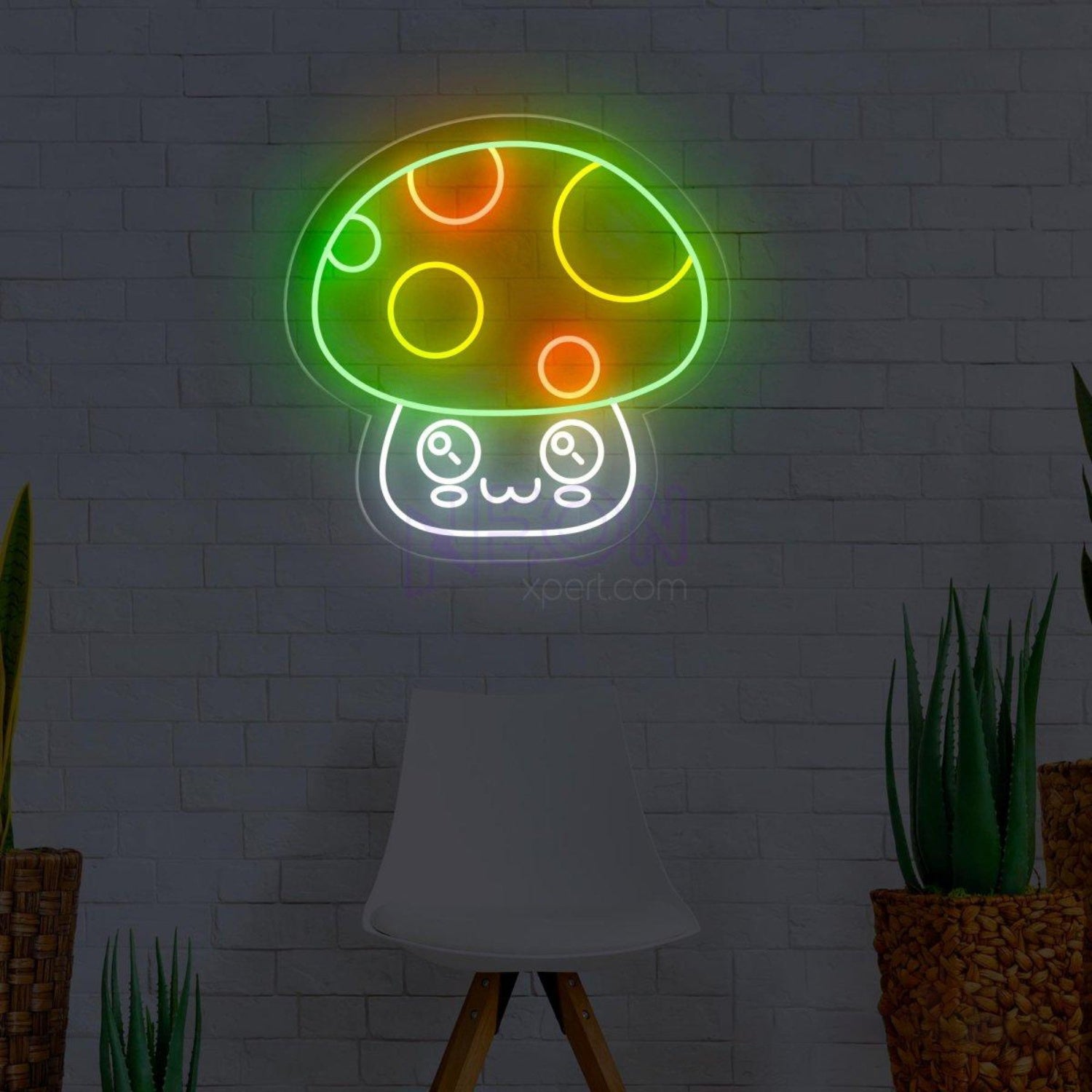 Cat Mushroom Neon Sign For Cat Enthusiasts | Shineneon